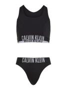 Calvin Klein Swimwear Bikini  harmaa / musta