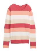 TOM TAILOR Neulepaita  beige / roosa / punainen / valkoinen