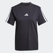 ADIDAS SPORTSWEAR Toiminnallinen paita  musta / valkoinen