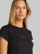 Calvin Klein Jeans Paita  musta / valkoinen