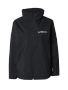 ADIDAS TERREX Ulkoilutakki 'Essentials'  musta / valkoinen