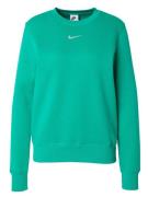 Nike Sportswear Collegepaita 'Phoenix Fleece'  vihreä / valkoinen