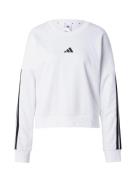 ADIDAS SPORTSWEAR Urheilullinen collegepaita  musta / valkoinen