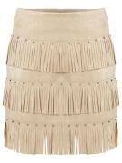 Influencer Hame ' Fringed Skirt '  beige