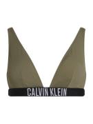 Calvin Klein Swimwear Bikinitoppi  vihreä / musta / valkoinen