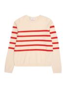 Vero Moda Girl Neulepaita 'VMSaba'  beige / punainen