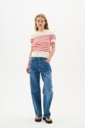 InWear Neulepaita 'Wallis'  beige / punainen