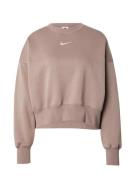 Nike Sportswear Collegepaita 'PHOENIX FLEECE'  vaaleanruskea / valkoin...