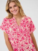 Kaffe Pusero 'Ano'  beige / tumma pinkki