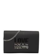 Love Moschino Pikkulaukku  musta / hopea