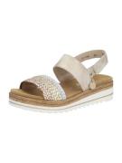 REMONTE Sandaalit  beige / hopea / offwhite