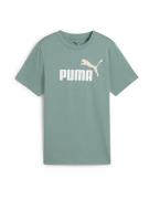 PUMA Paita 'Essentials No.1'  kerma / pastellinvihreä / valkoinen