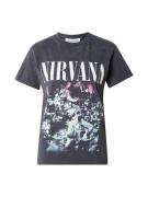 TOPSHOP Paita 'Nirvana'  antrasiitti / vaaleanpunainen / valkoinen