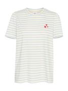 SAINT TROPEZ Paita 'JuciaSZ'  taivaansininen / punainen / valkoinen