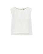 WE Fashion Toppi  hopea / valkoinen