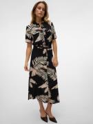 VERO MODA Puseromekko 'VMEASY'  beige / ruskea / musta / valkoinen