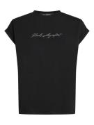 Karl Lagerfeld Paita  hopeanharmaa / musta