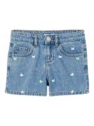 NAME IT Farkut  sininen denim / vihreä / lila / valkoinen