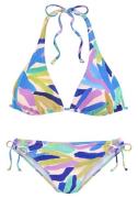 s.Oliver Bikini  sininen / keltainen / vaaleanpunainen / valkoinen