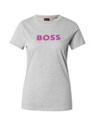 BOSS Paita 'Elogo 5'  meleerattu harmaa / lila