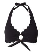 Hunkemöller Bikinitoppi 'Scallop'  musta