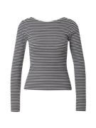VERO MODA Paita 'CHLOE'  musta / valkoinen