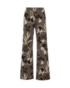 WE Fashion Housut  beige / oliivi / musta