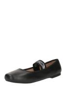 Love Moschino Ballerina  musta / valkoinen