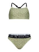 Retour Jeans Bikini 'Esmeralda'  ruohonvihreä / musta