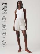 LEVI'S ® Housut 'HIGH BAGGY SHORT WHERES MY PHO IN LINEN DENIM'  beige...