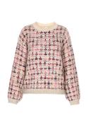 IZIA Neulepaita  beige / syreeni / tummanvioletti / persikka