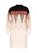IZIA Neulemekko  beige / kulta / punainen / musta
