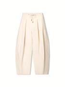 Bershka Suorat housut  ecru
