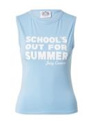 Juicy Couture Toppi 'SCHOOLS OUT'  vaaleansininen / valkoinen
