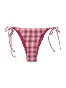 Pull&Bear Bikinihousut  grenadiini / burgundin punainen / valkoinen