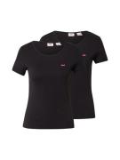 LEVI'S ® Paita '2 Pack Crewneck Tee'  punainen / musta / valkoinen