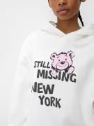 Bershka Collegepaita  keltainen / roosa / musta / valkoinen