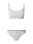 Juicy Couture Alusasusetti  meleerattu harmaa / valkoinen