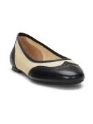 Lauren Ralph Lauren Ballerina 'JAYNA'  vaaleabeige / musta