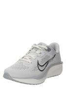 NIKE Juoksukengät 'Quest 6'  vaaleanharmaa / musta
