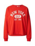 GAP Collegepaita  oranssinpunainen / valkoinen