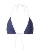 HOLLISTER Bikinitoppi 'EAST COAST'  laivastonsininen / valkoinen