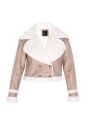 faina Välikausitakki  malva / offwhite