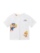 MANGO KIDS Paita 'PAWACT'  beige / sininen / keltainen / offwhite