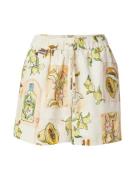 TOPSHOP Housut  ecru / sitruuna / vihreä / pastellioranssi