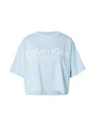 Calvin Klein Oversized paita  taivaansininen / valkoinen