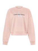 Calvin Klein Jeans Collegepaita  roosa / musta / hopea