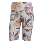 ADIDAS SPORTSWEAR Urheiluhousut 'Adidas x Farm'  tummanruskea / kullan...