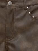 Pull&Bear Housut  tummanruskea