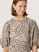 SOAKED IN LUXURY Mekko 'SLZazu Dolore'  beige / musta
